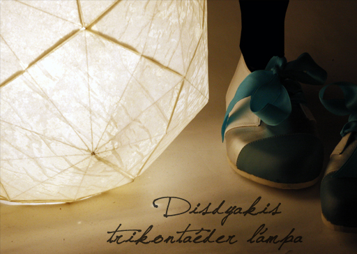Trikonta lamp design by KanguLUM